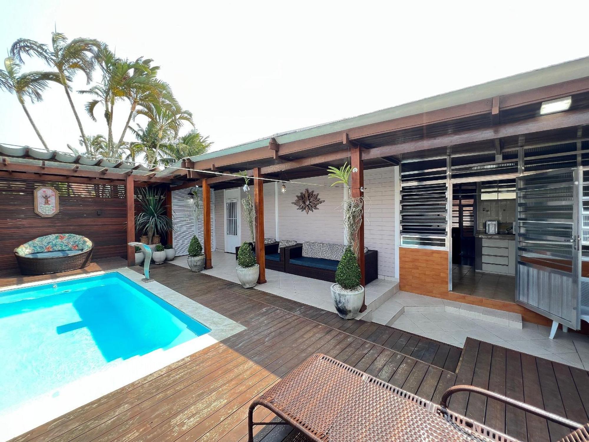 Casa Agradavel Com Piscina, A Poucos Passos Da Praia Peruíbe Buitenkant foto